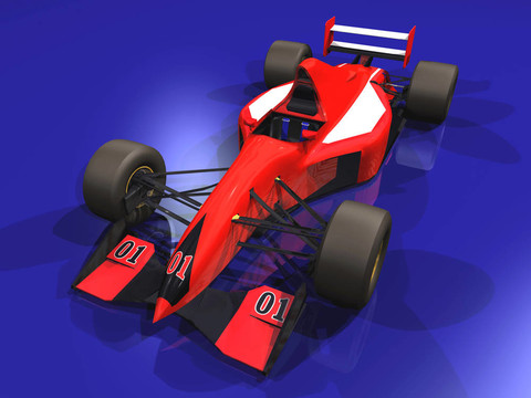F1紅色賽車1