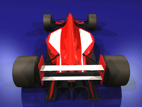 F1紅色賽車(chē)3