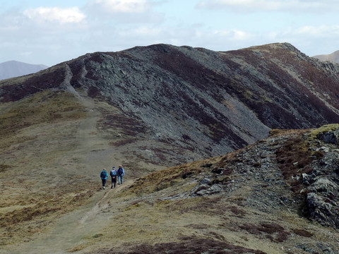 從hopegill頭觀；英格蘭湖區(qū)；英國(guó)