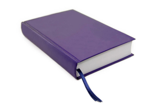 孤立的藍(lán)色的書