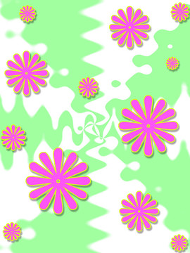 粉色的花藝設(shè)計