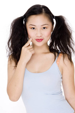 可愛的女孩
