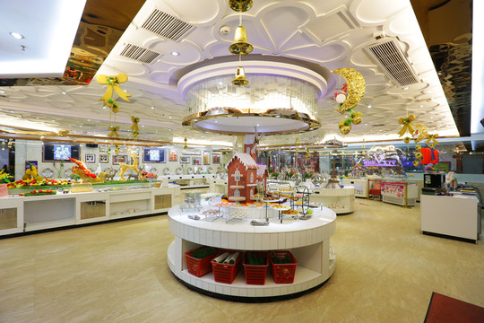 自助餐菜品區(qū)