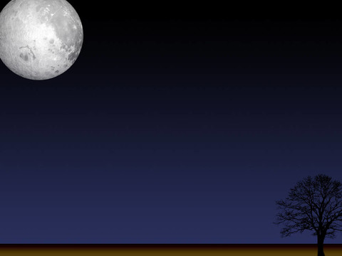 Moon在夜晚