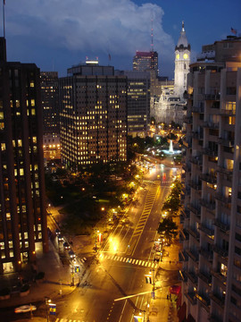 城市的夜晚