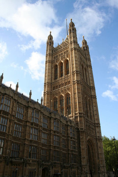 維多利亞塔；Westminster宮；倫敦