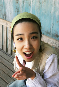 美麗的韓國女孩