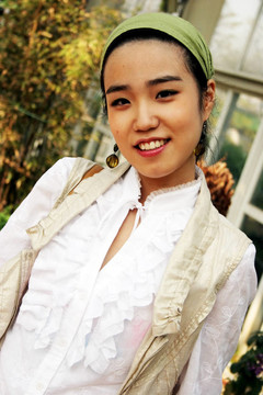 美麗的韓國女孩