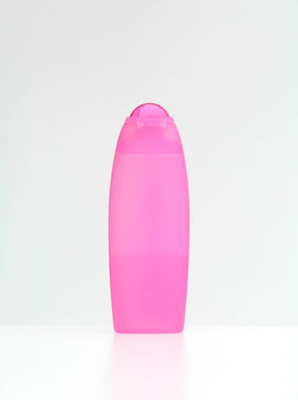 粉红色的瓶子