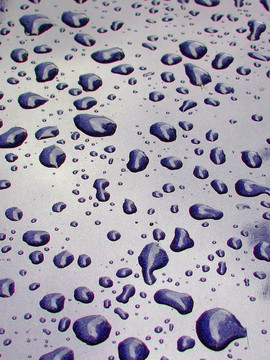 藍色的雨滴