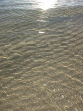 清澈的海水