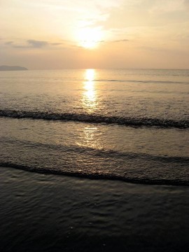 沙灘和大海