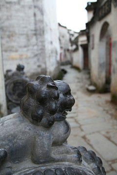 安徽宏村 古巷道