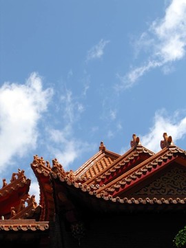 中華寺的屋頂