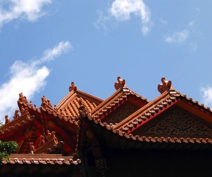 中國寺廟屋頂