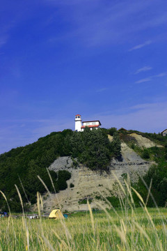 燈塔山上