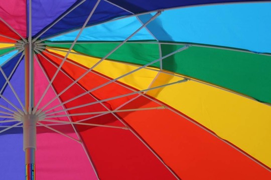 海灘Umbrella Abstr
