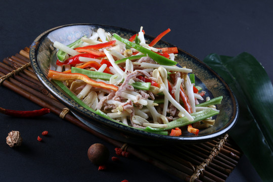 肉絲長壽菜