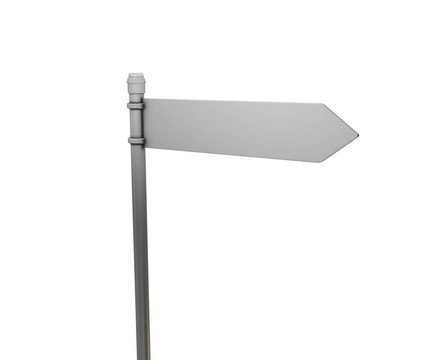 空白的路標(biāo)