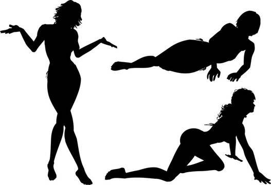 女性的性感姿勢