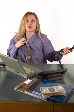 商業(yè)女人和金錢
