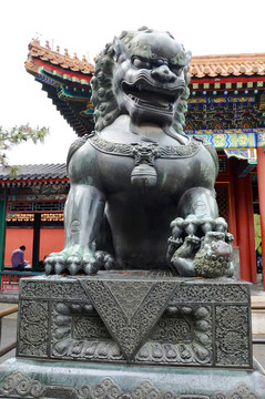頤和園鐵獅子