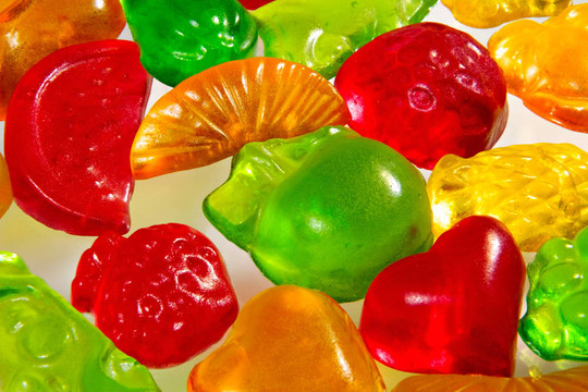 水果candyinking慶祝