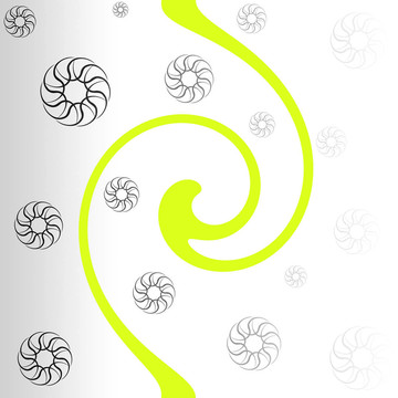 綠色的旋轉(zhuǎn)