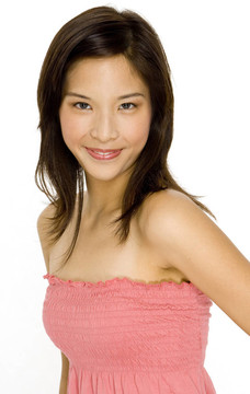 可愛的亞洲女孩