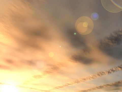 背景的天空