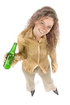 女人和啤酒