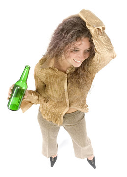 女人和啤酒