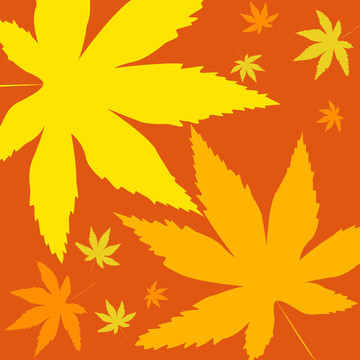 彩色的葉子
