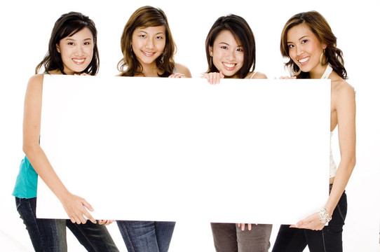 女孩與空白符號(hào)
