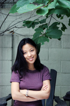 一個漂亮的韓國女人的肖像