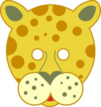 斑點(diǎn)豹面具