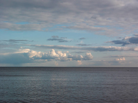 海邊的背景