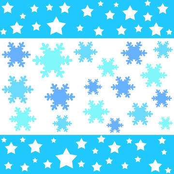 星星和雪花
