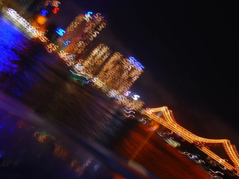 城市的燈光