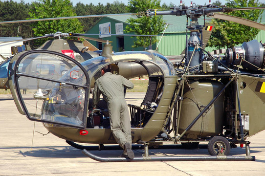 軍事工業(yè)；直升機(jī)和飛行員。