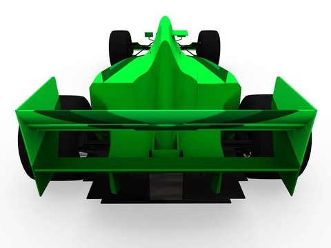 F1綠色汽車之