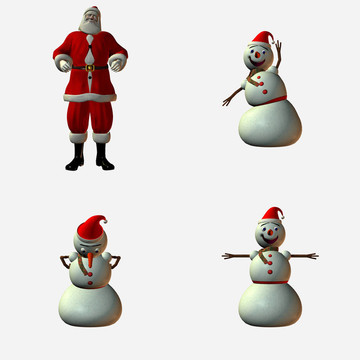 雪人和Santa