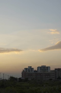 城市的黃昏