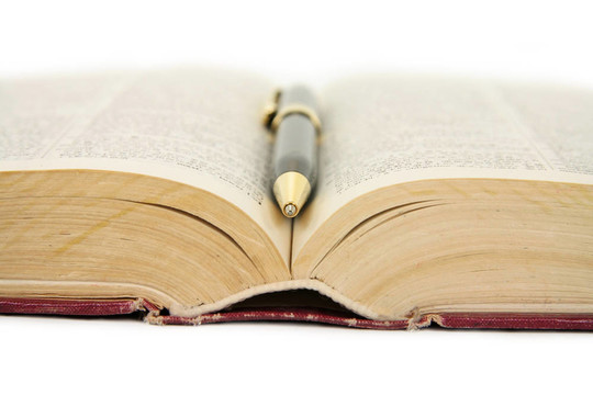 打開的書