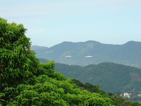 在懸掛滑翔