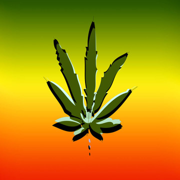 大麻葉