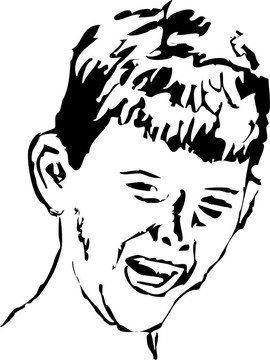 笑的男孩