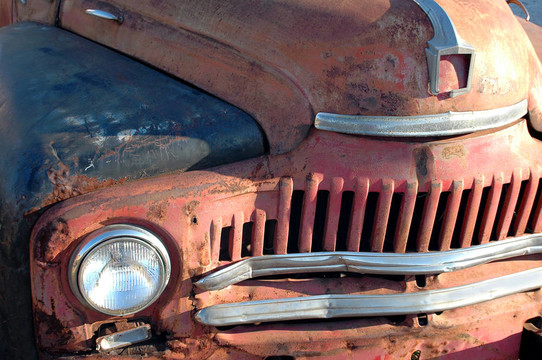 老Rusty Car