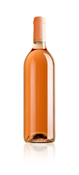 一瓶粉紅葡萄酒