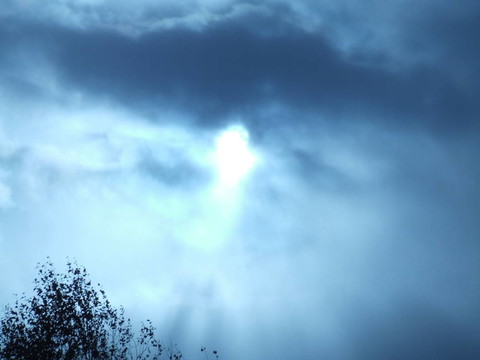 藍(lán)色的天空
